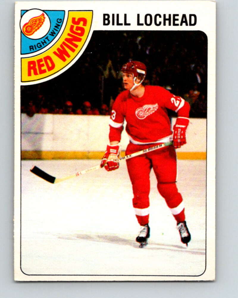 1978-79 O-Pee-Chee #122 Bill Lochead  Detroit Red Wings  V22608