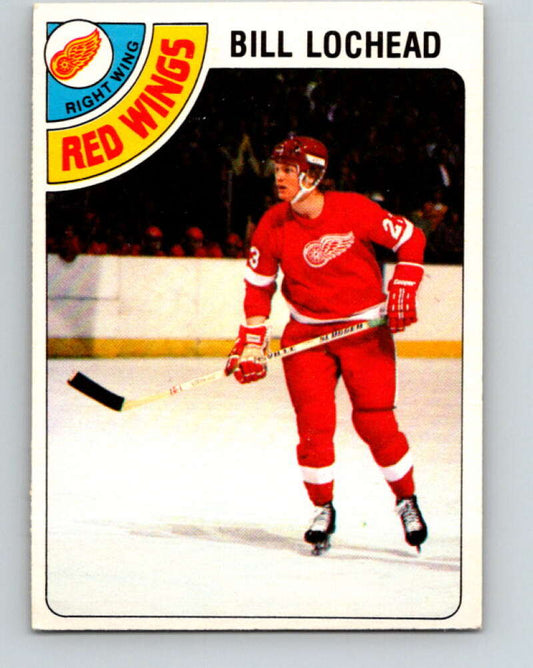 1978-79 O-Pee-Chee #122 Bill Lochead  Detroit Red Wings  V22608