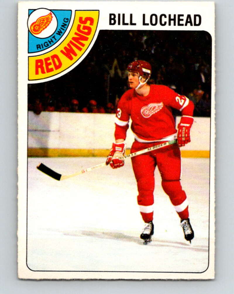 1978-79 O-Pee-Chee #122 Bill Lochead  Detroit Red Wings  V22609