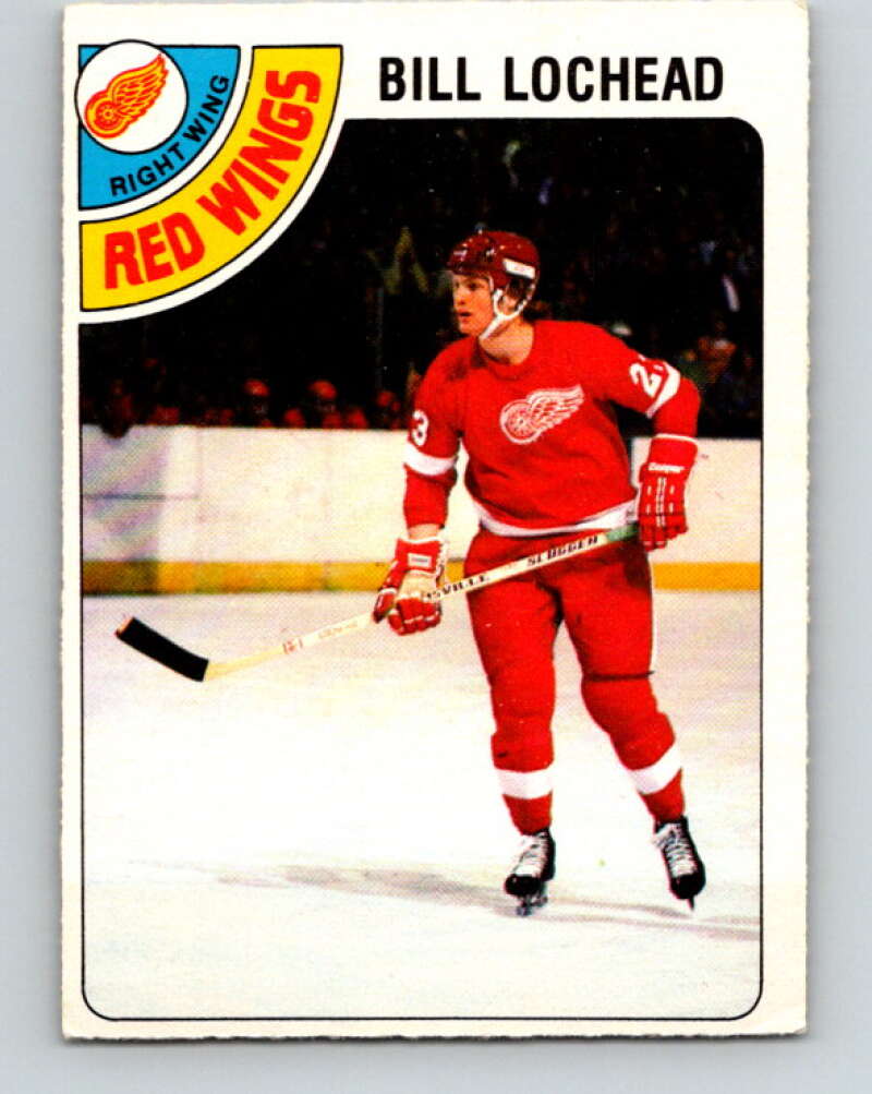 1978-79 O-Pee-Chee #122 Bill Lochead  Detroit Red Wings  V22610