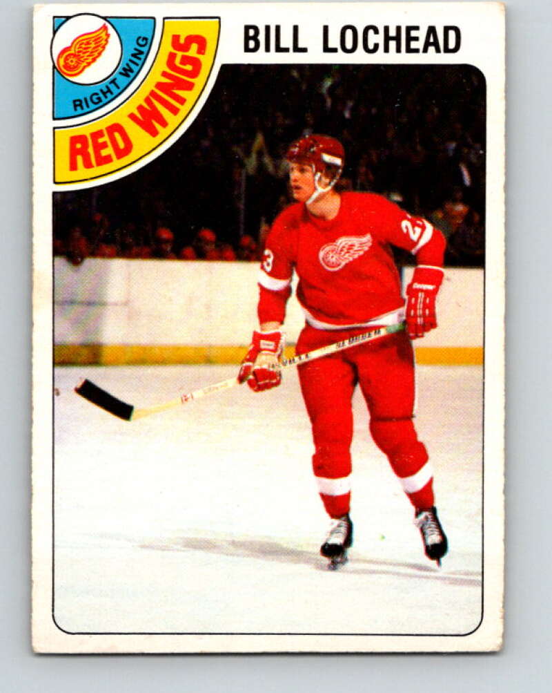 1978-79 O-Pee-Chee #122 Bill Lochead  Detroit Red Wings  V22611
