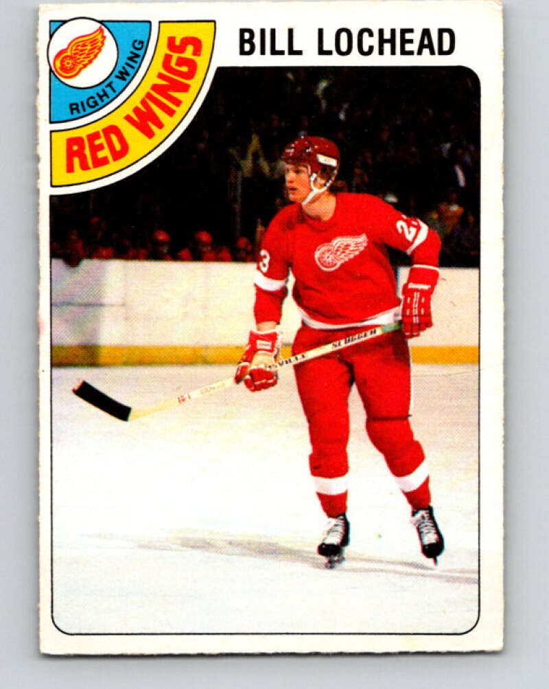 1978-79 O-Pee-Chee #122 Bill Lochead  Detroit Red Wings  V22612