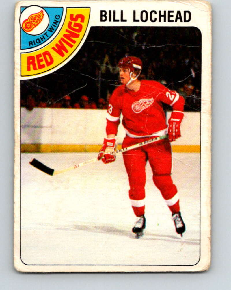 1978-79 O-Pee-Chee #122 Bill Lochead  Detroit Red Wings  V22614