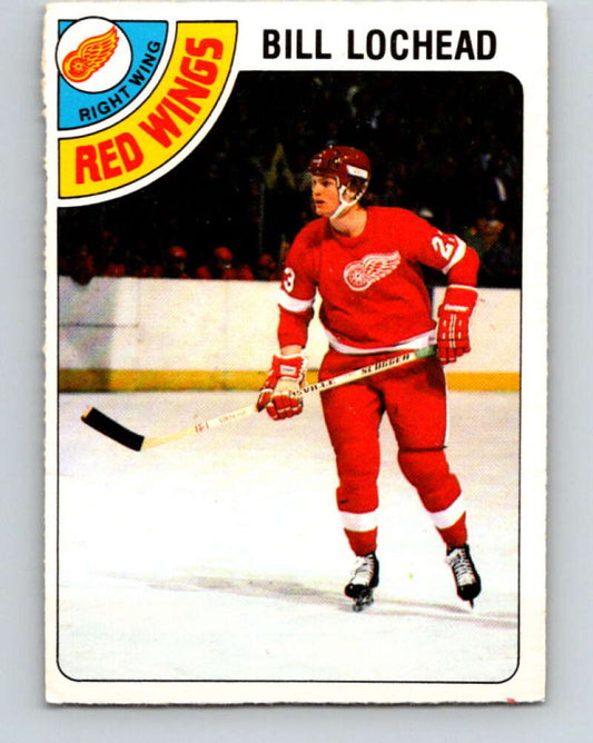 1978-79 O-Pee-Chee #122 Bill Lochead  Detroit Red Wings  V22615