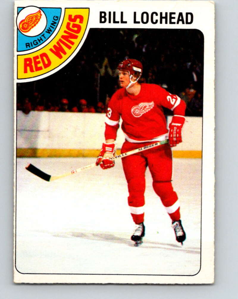 1978-79 O-Pee-Chee #122 Bill Lochead  Detroit Red Wings  V22616