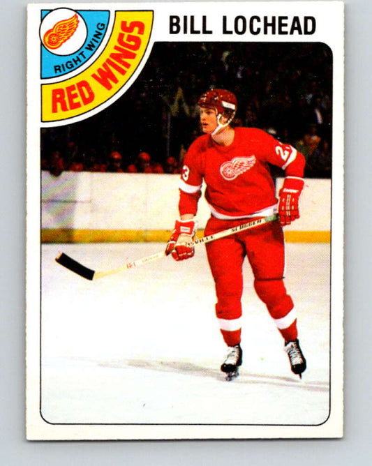1978-79 O-Pee-Chee #122 Bill Lochead  Detroit Red Wings  V22618