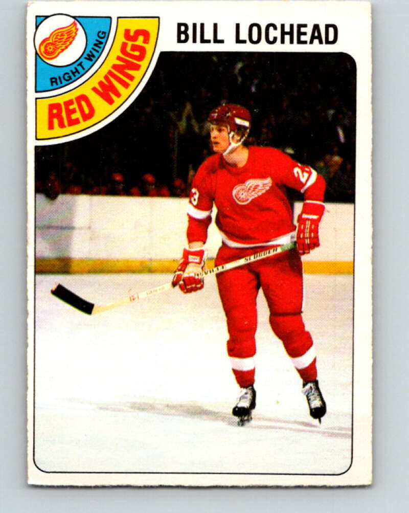 1978-79 O-Pee-Chee #122 Bill Lochead  Detroit Red Wings  V22619