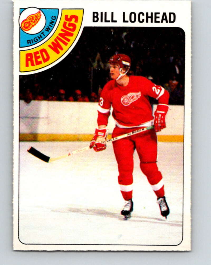 1978-79 O-Pee-Chee #122 Bill Lochead  Detroit Red Wings  V22620