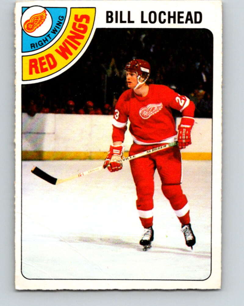 1978-79 O-Pee-Chee #122 Bill Lochead  Detroit Red Wings  V22621