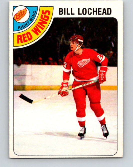 1978-79 O-Pee-Chee #122 Bill Lochead  Detroit Red Wings  V22623