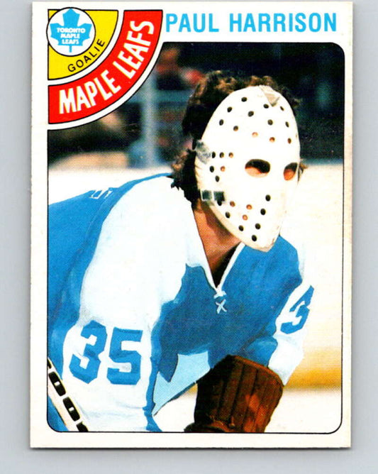 1978-79 O-Pee-Chee #123 Paul Harrison RC Rookie Maple Leafs  V22625