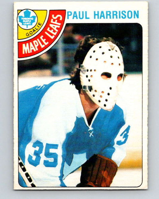 1978-79 O-Pee-Chee #123 Paul Harrison RC Rookie Maple Leafs  V22630