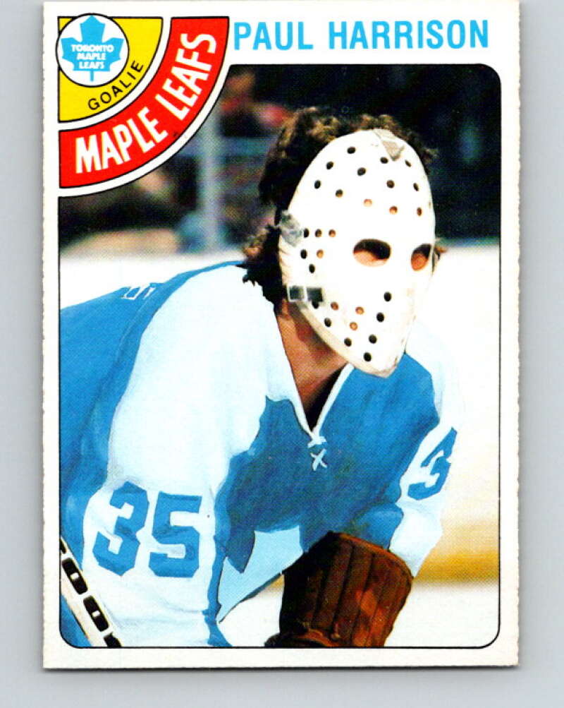 1978-79 O-Pee-Chee #123 Paul Harrison RC Rookie Maple Leafs  V22637