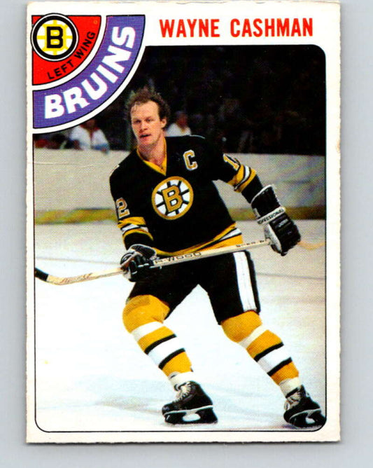 1978-79 O-Pee-Chee #124 Wayne Cashman  Boston Bruins  V22639