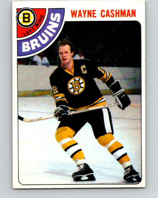 1978-79 O-Pee-Chee #124 Wayne Cashman  Boston Bruins  V22640