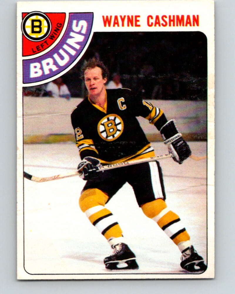 1978-79 O-Pee-Chee #124 Wayne Cashman  Boston Bruins  V22643