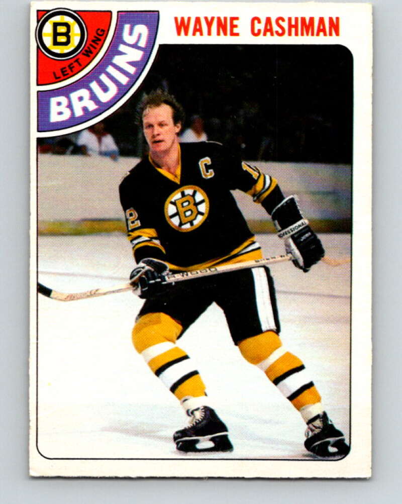 1978-79 O-Pee-Chee #124 Wayne Cashman  Boston Bruins  V22644