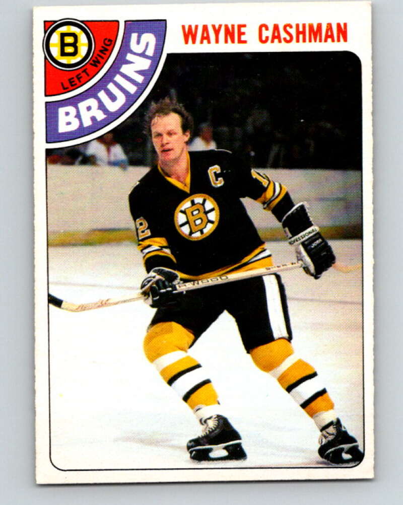 1978-79 O-Pee-Chee #124 Wayne Cashman  Boston Bruins  V22645