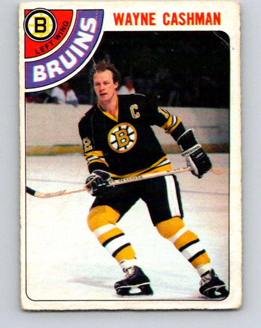 1978-79 O-Pee-Chee #124 Wayne Cashman  Boston Bruins  V22649