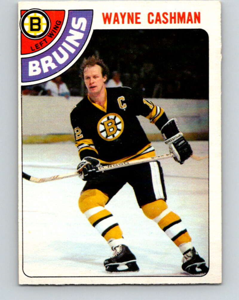 1978-79 O-Pee-Chee #124 Wayne Cashman  Boston Bruins  V22650
