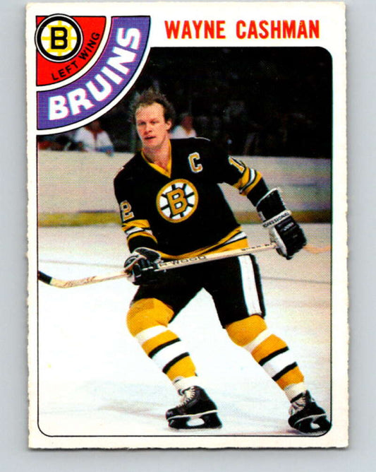 1978-79 O-Pee-Chee #124 Wayne Cashman  Boston Bruins  V22651