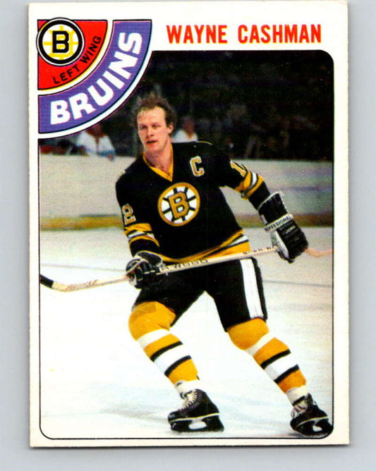 1978-79 O-Pee-Chee #124 Wayne Cashman  Boston Bruins  V22652