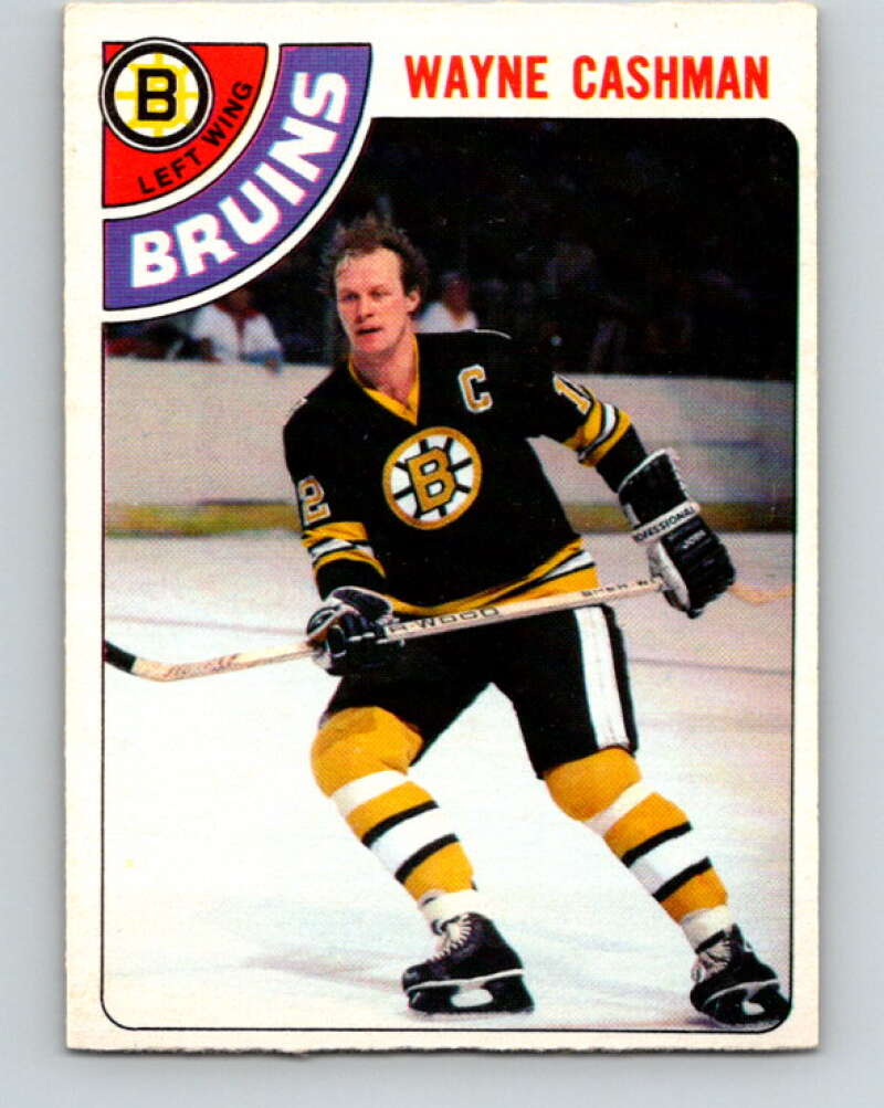 1978-79 O-Pee-Chee #124 Wayne Cashman  Boston Bruins  V22654