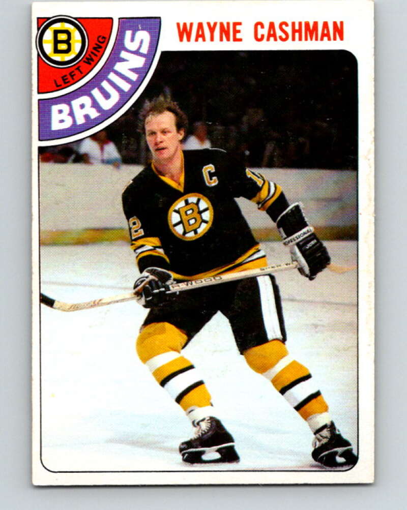 1978-79 O-Pee-Chee #124 Wayne Cashman  Boston Bruins  V22655