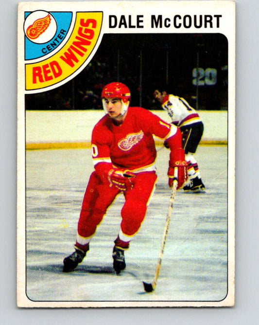 1978-79 O-Pee-Chee #132 Dale McCourt RC Rookie Red Wings  V22761