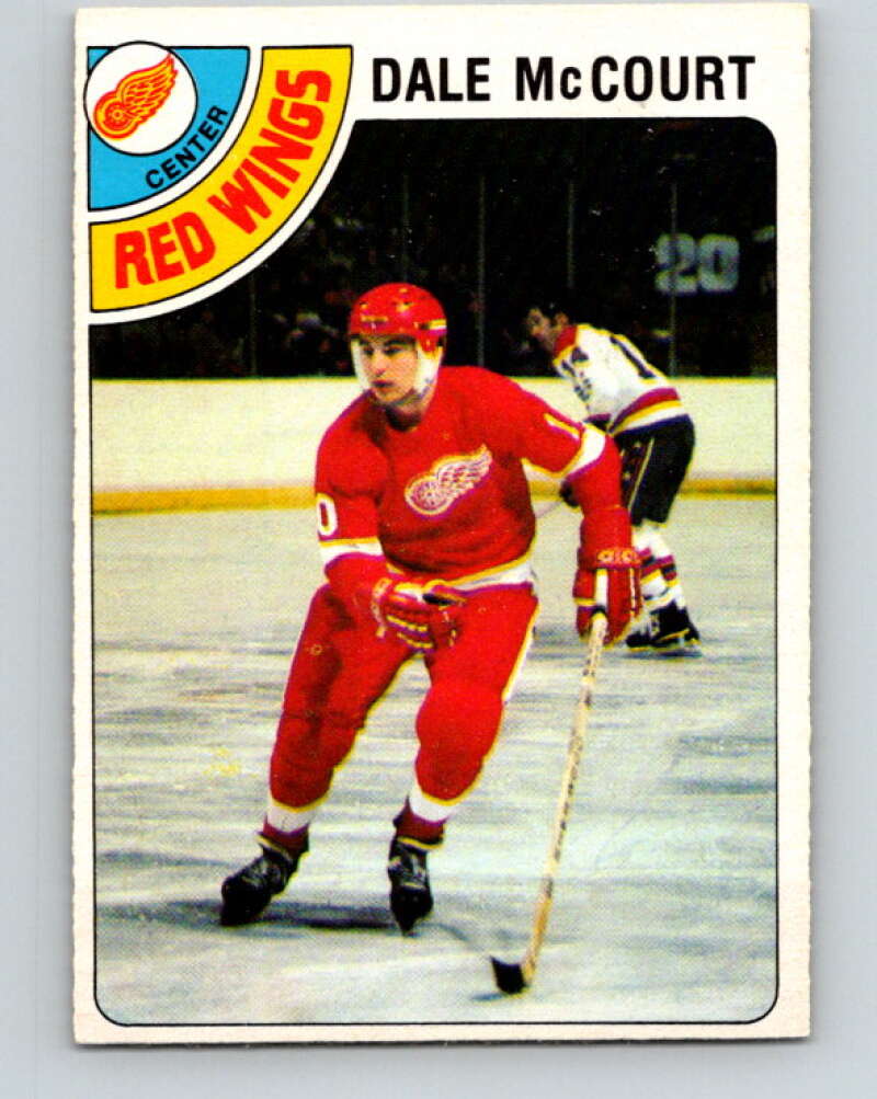 1978-79 O-Pee-Chee #132 Dale McCourt RC Rookie Red Wings  V22764