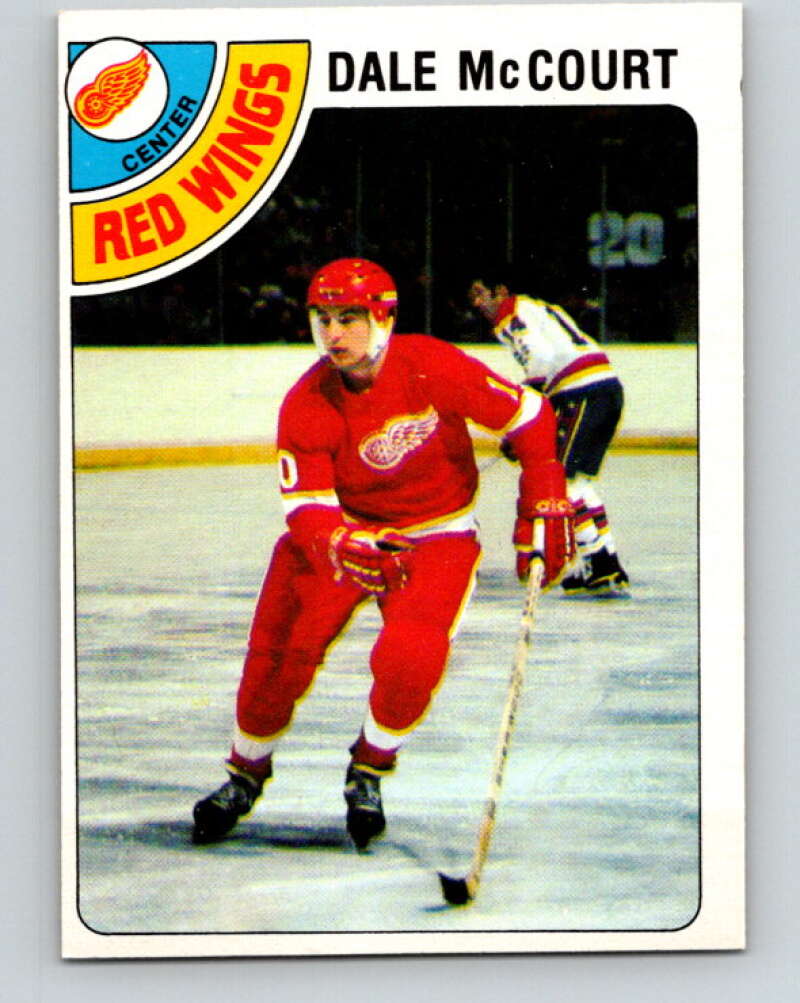 1978-79 O-Pee-Chee #132 Dale McCourt RC Rookie Red Wings  V22765
