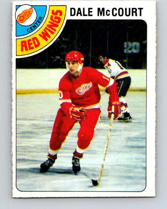 1978-79 O-Pee-Chee #132 Dale McCourt RC Rookie Red Wings  V22766