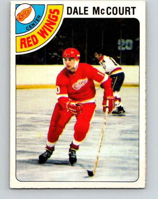 1978-79 O-Pee-Chee #132 Dale McCourt RC Rookie Red Wings  V22768