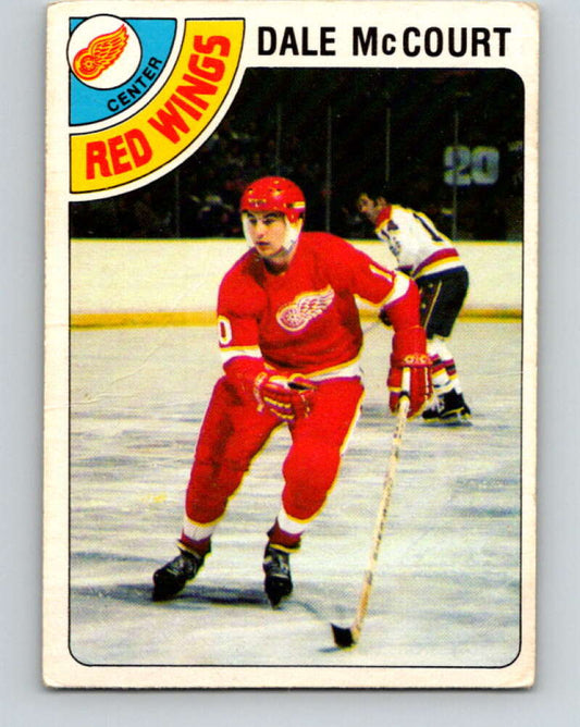1978-79 O-Pee-Chee #132 Dale McCourt RC Rookie Red Wings  V22776