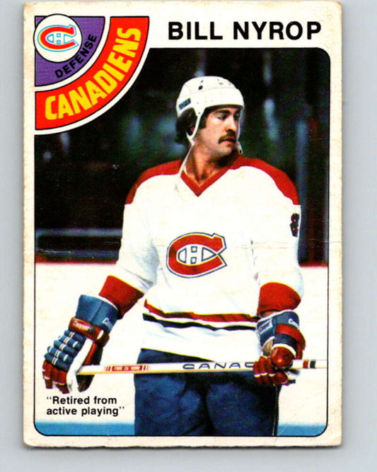 1978-79 O-Pee-Chee #134 Bill Nyrop  Montreal Canadiens  V22799