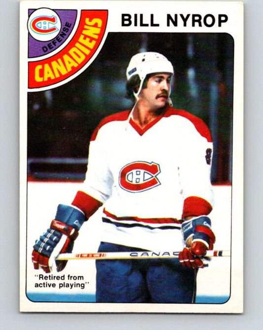 1978-79 O-Pee-Chee #134 Bill Nyrop  Montreal Canadiens  V22800