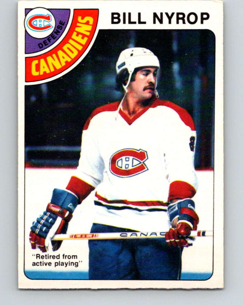 1978-79 O-Pee-Chee #134 Bill Nyrop  Montreal Canadiens  V22801