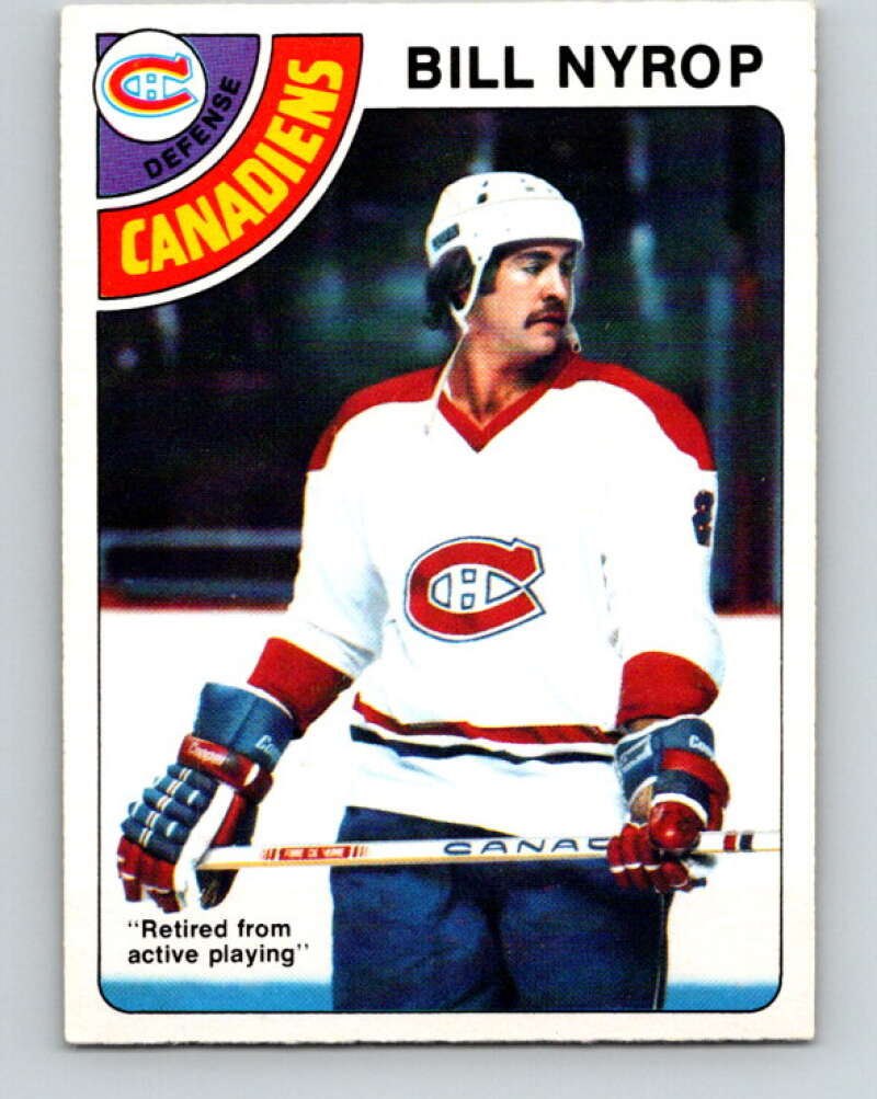 1978-79 O-Pee-Chee #134 Bill Nyrop  Montreal Canadiens  V22802