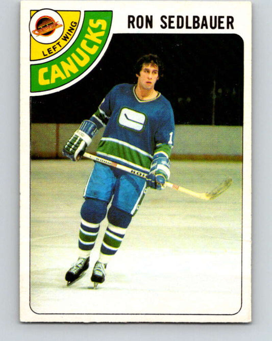 1978-79 O-Pee-Chee #139 Ron Sedlbauer  Vancouver Canucks  V22859