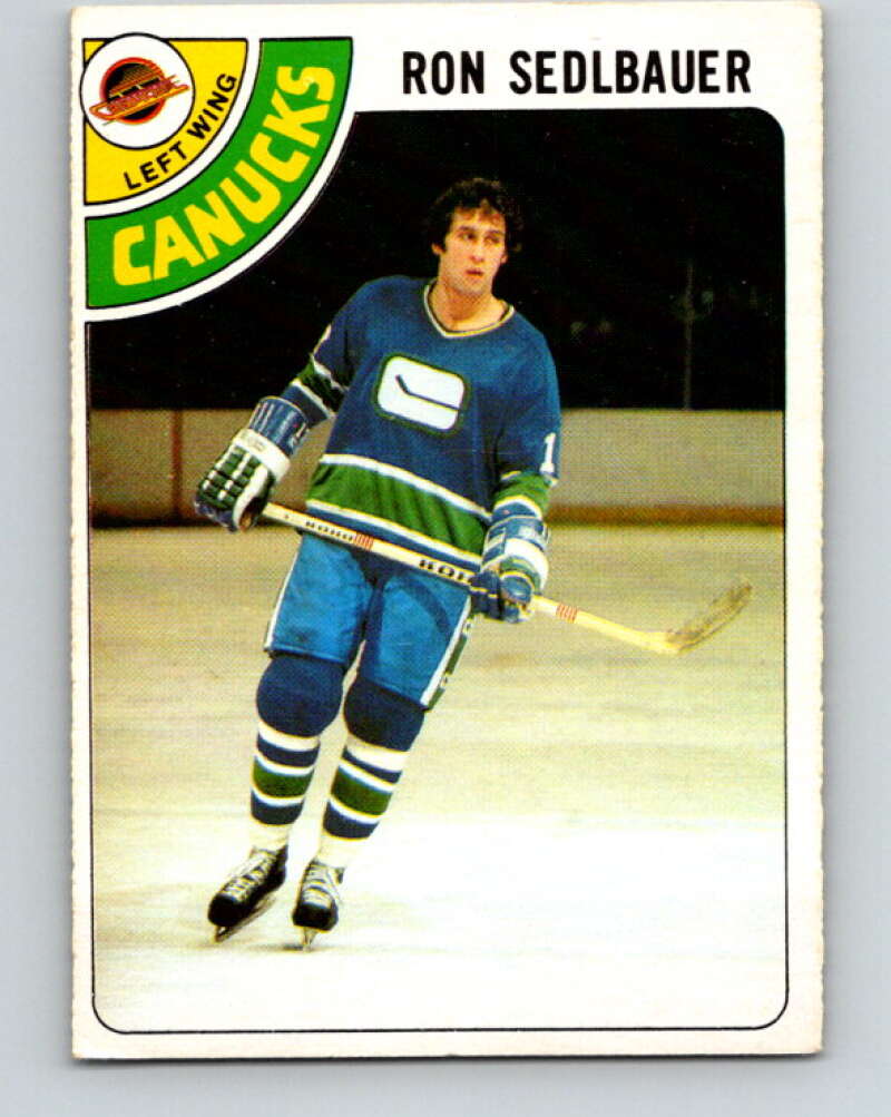 1978-79 O-Pee-Chee #139 Ron Sedlbauer  Vancouver Canucks  V22860