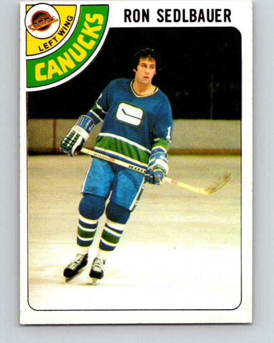 1978-79 O-Pee-Chee #139 Ron Sedlbauer  Vancouver Canucks  V22861