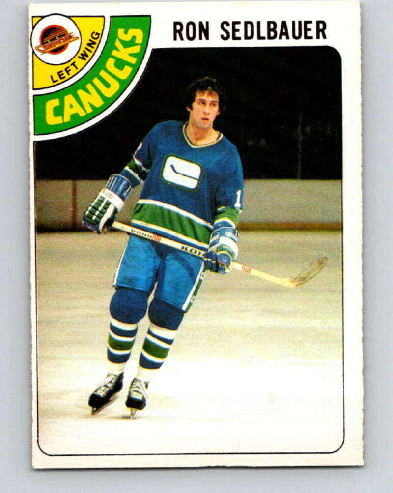 1978-79 O-Pee-Chee #139 Ron Sedlbauer  Vancouver Canucks  V22862