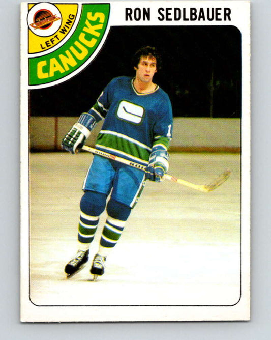 1978-79 O-Pee-Chee #139 Ron Sedlbauer  Vancouver Canucks  V22863