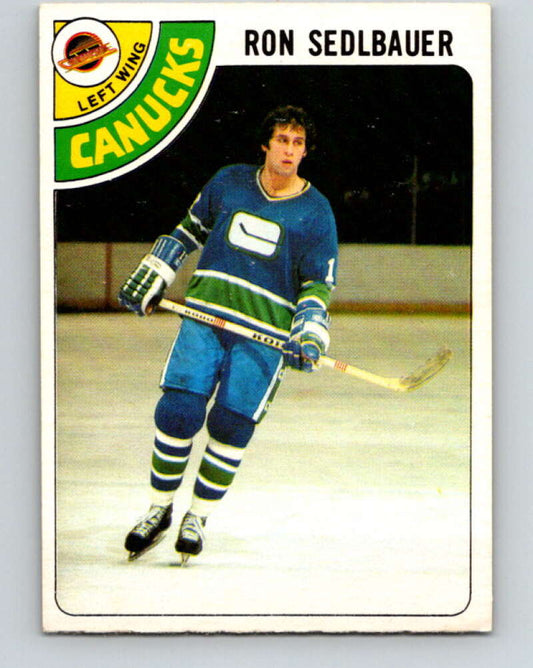 1978-79 O-Pee-Chee #139 Ron Sedlbauer  Vancouver Canucks  V22864