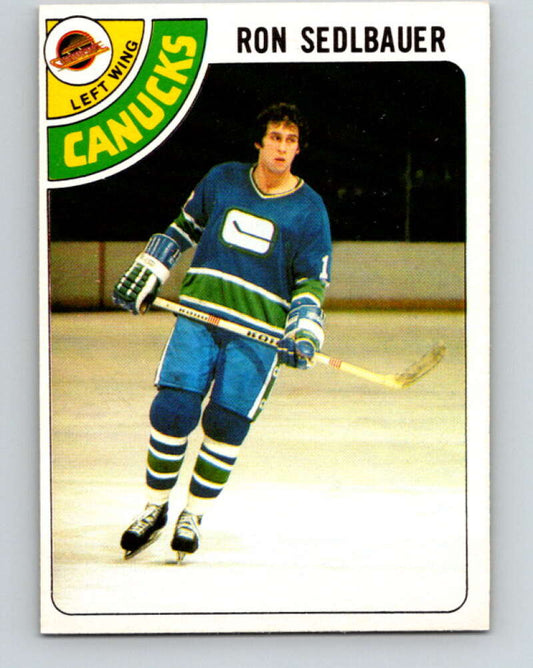 1978-79 O-Pee-Chee #139 Ron Sedlbauer  Vancouver Canucks  V22866