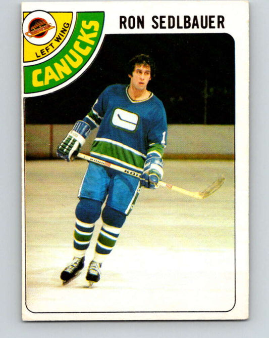 1978-79 O-Pee-Chee #139 Ron Sedlbauer  Vancouver Canucks  V22868
