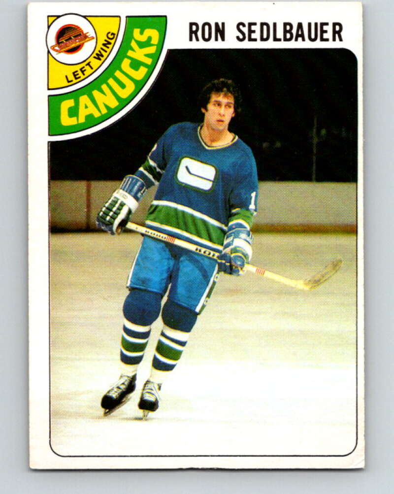 1978-79 O-Pee-Chee #139 Ron Sedlbauer  Vancouver Canucks  V22869