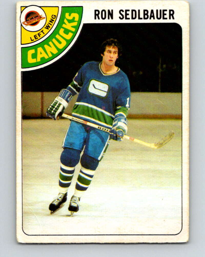 1978-79 O-Pee-Chee #139 Ron Sedlbauer  Vancouver Canucks  V22873