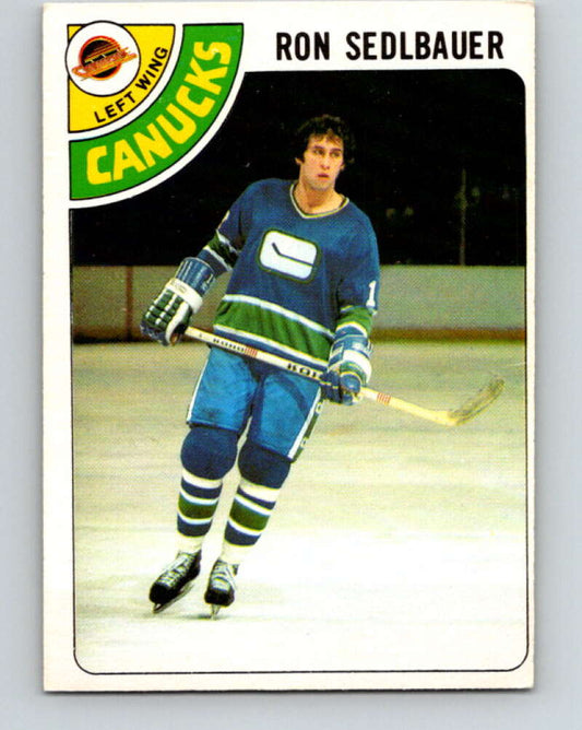 1978-79 O-Pee-Chee #139 Ron Sedlbauer  Vancouver Canucks  V22874
