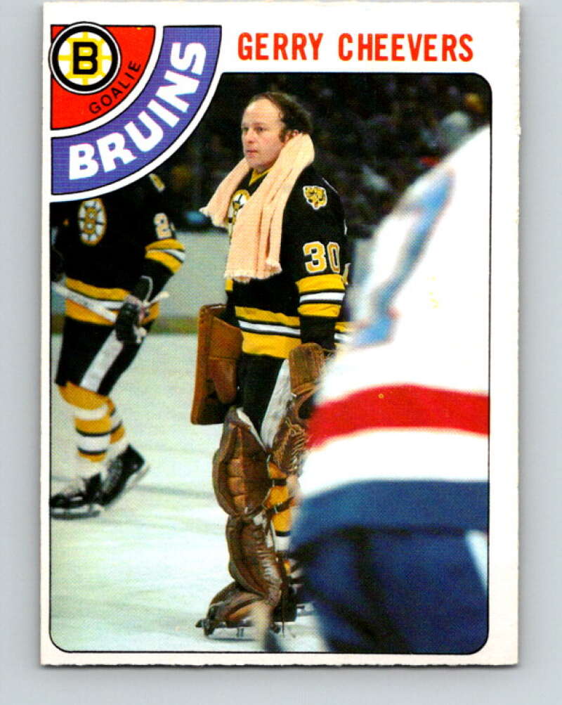 1978-79 O-Pee-Chee #140 Gerry Cheevers  Boston Bruins  V22876